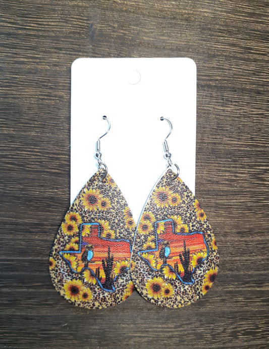 Texas Sunflower Sunset Drops
