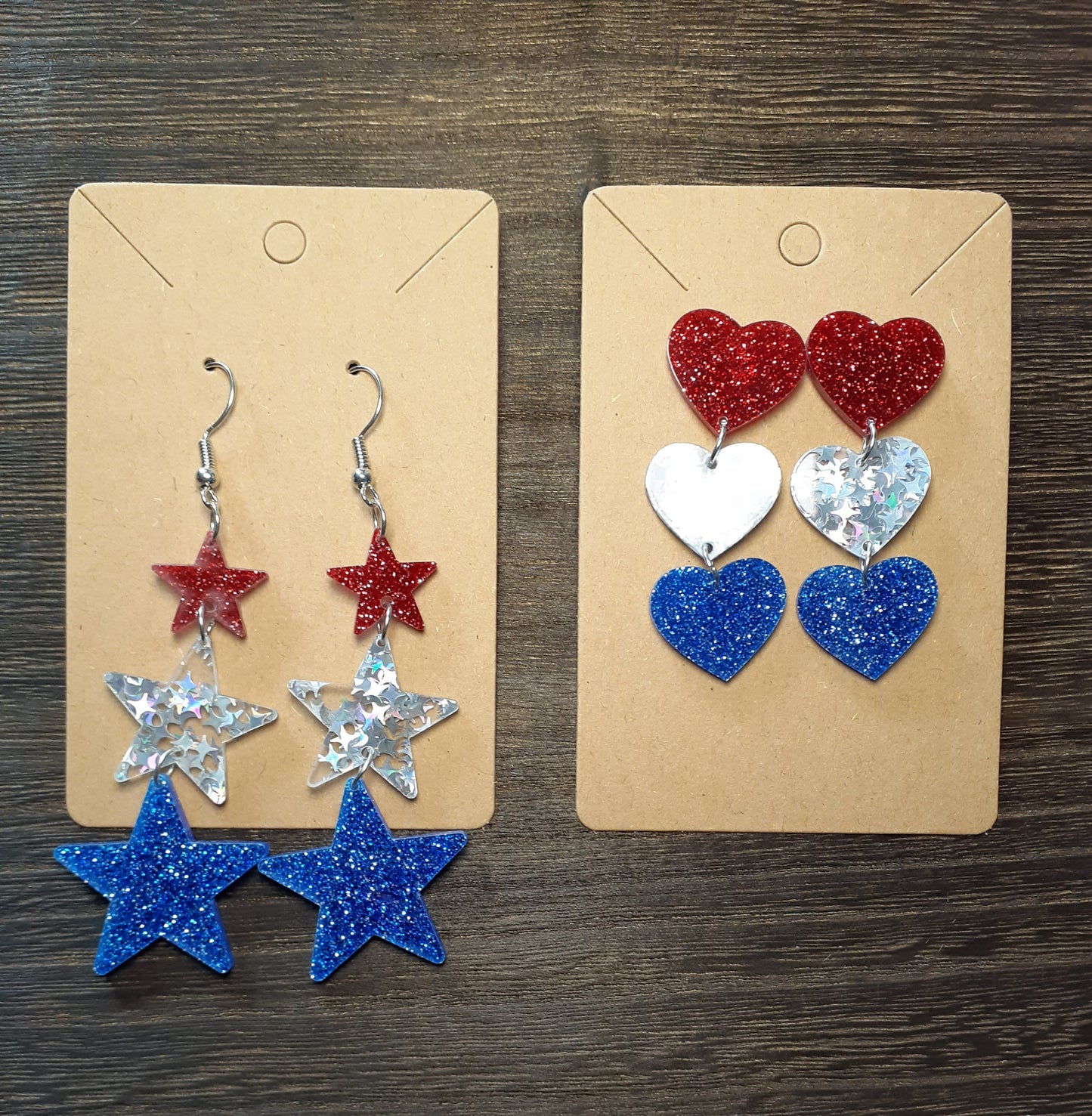Patriotic Dangle Earring Sets