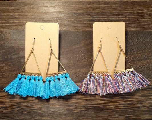 Gold Triangle + Tassels