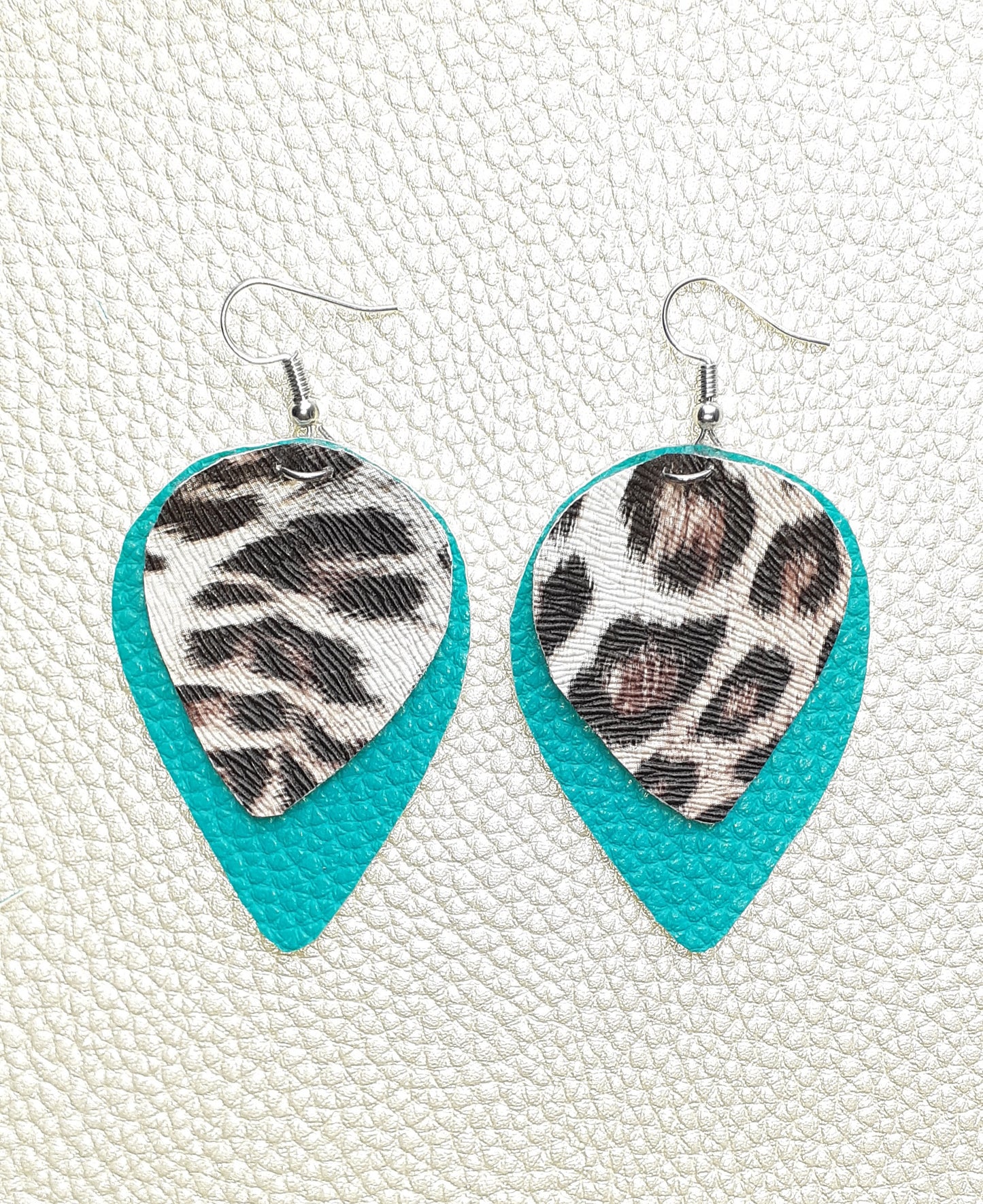 True Turquoise + Animal Print Layered set